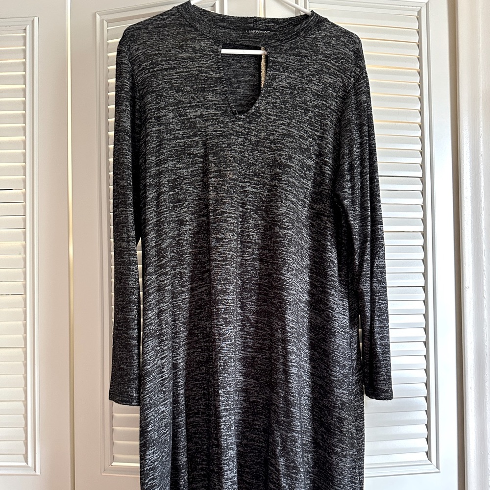 Lane Bryant Cut-out Turtle Neck Dress